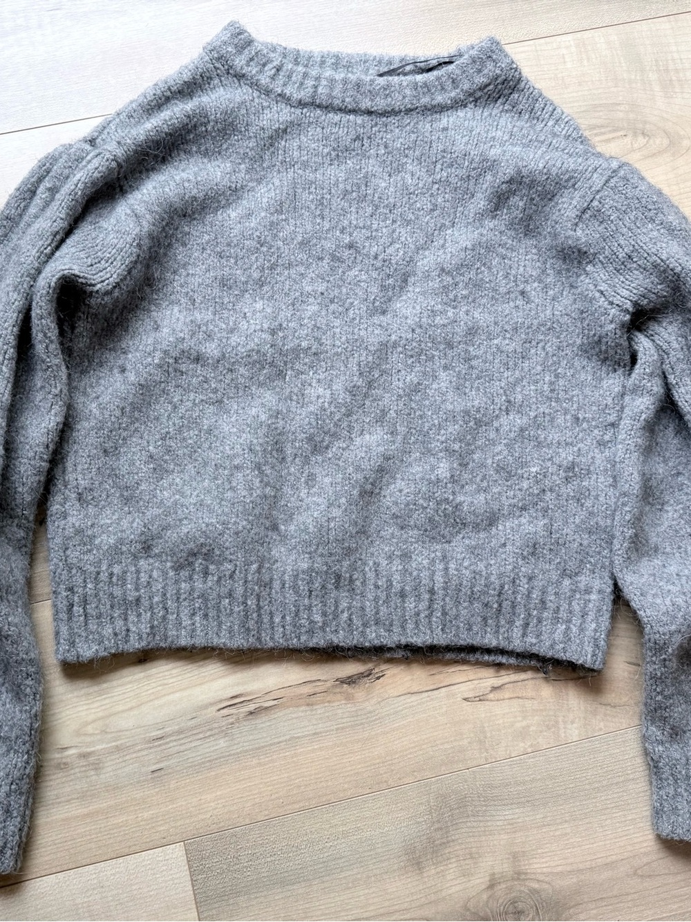 H&M Heather Gray Crewneck Sweater